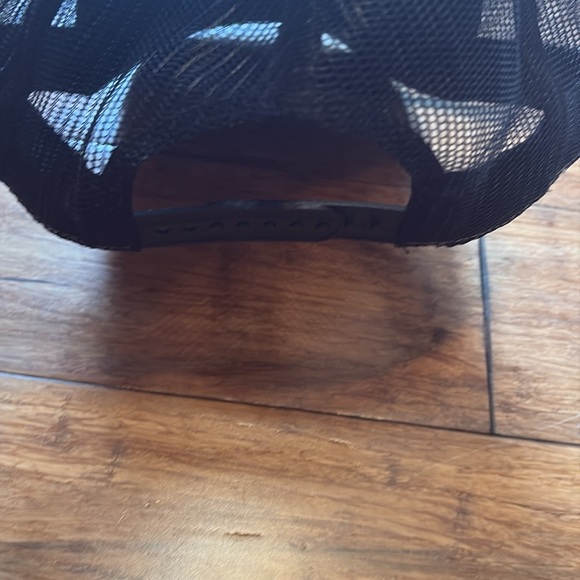 Winchester Snapback Hat Cap Black Gray Mesh - Picture 7 of 11